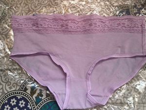 Lavender Lace Trim Underwear
