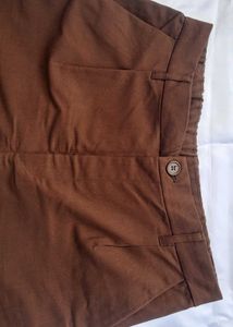 Brown Wide Leg Pants - 14