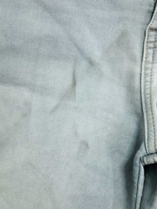 Light Wash Cargo Jeans