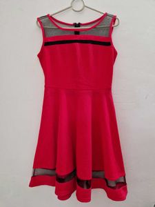hot pink Skater Dress