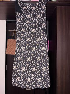 Floral Print Sleeveless Dress