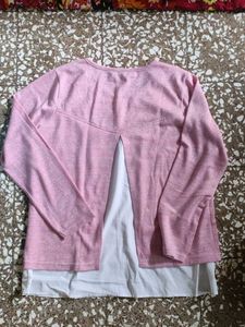 Pink Sparkle Long Sleeve Top
