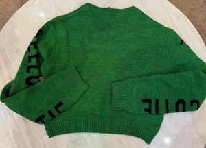 Cute Green Panda Sweater