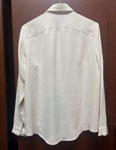Classic Cream Button-Up Blouse