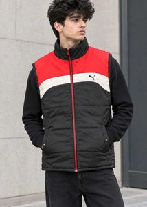 Puma colorblocked puffer vest