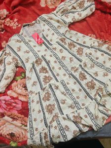 Tiered Floral Print Dress