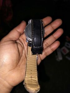 Leather Band Wrist Watch