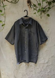 Classic Men's Short Sleeve Checkered Shirt