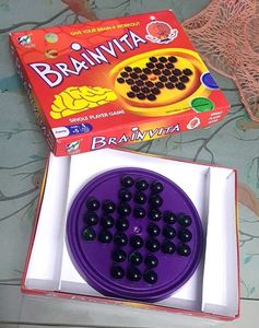 Brainvita Game [ 33 marbles and 1 board ]