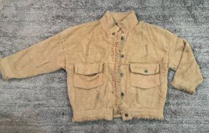 Fuzzy Fringed utility Jacket