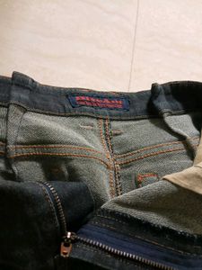 Vintage Wash Denim Maxi Skirt