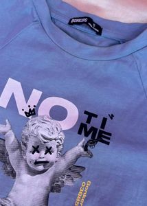 bonkers cropped T-shirt , size is XS-S