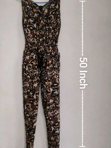 Leopard Print Jumpsuit