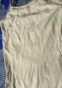 Cream Spaghetti Strap Tank Top