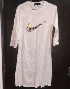 Embroidered Nike Swoosh Dress
