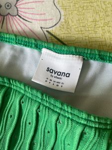 Vibrant Green Bikini Set with Sarong