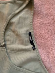 Pista coloured Zip Front Tank Top