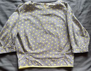 Yellow Polka Dot Top