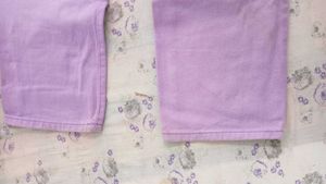 Lavender Straight Fit Jeans