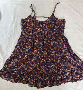 Floral Print Mini Dress