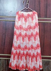 Floral Print Ethnic Skirt