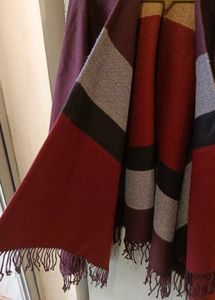 Striped Poncho Cape Sweater