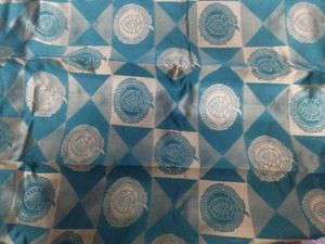 Beautiful Teal and Gold Saree