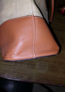 Allen Solly Tan Tote Bag