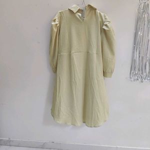 Elegant Light Yellow Dress