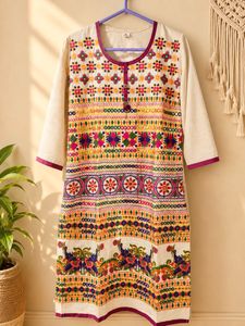Embroidered Festive Kurta