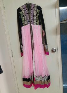 Semistitch Anaarkali Gown For Teenager