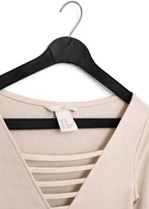 Chic Cut-Out V-Neck Top