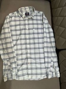 Grey &amp; White Checked Casual Shirt 🤍🩶