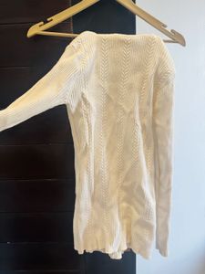 Cream Cable Knit Sweater
