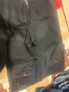 Jack and Jones Black Slim Fit Casual Trousers