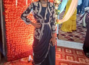 Beautiful Mirror Gown, Jacket And Duppta 😍