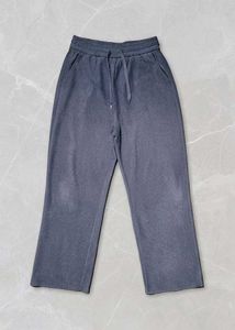 Corduroy-Texture Relaxed Fit Trousers