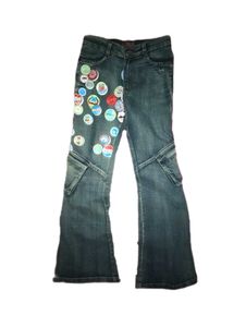 Y2K EMBELLISHED FLARED JEANS