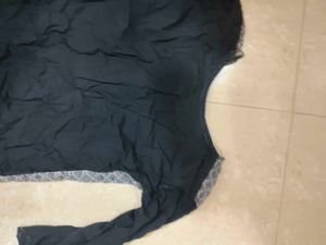 Stylish chikankari Grey &amp; Black Kurta