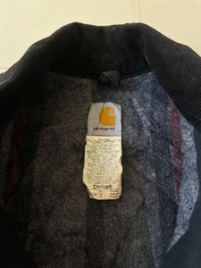 Vintage Carhartt C01 BLK Duck Chore Coat