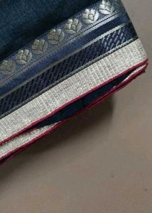 Elegant Plain Border Saree