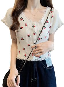 floral crop top + FREE savana necklac