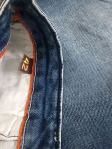 R-fox Men's Blue Wash Denim Jeans