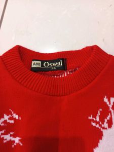 Festive Kids' Sweater Set