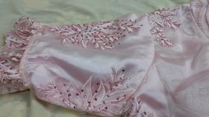 Pink Embellished Blouse