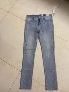 Light Wash Skinny Denim Jeans