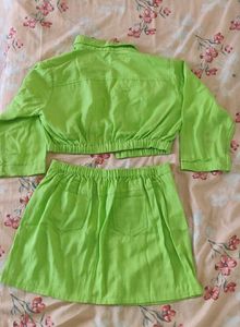 fluorescent green coord set 💚