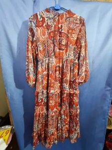 Anthea Paisley Print Midi Dress