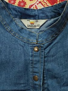 SAAKAA Denim Tunic Dress - Casual Chic