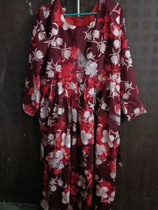 Flower Prints Long Kurti